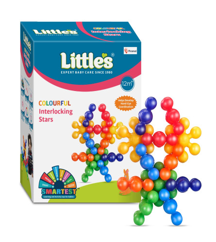 Little's Colorful Interlocking Stars - free shipping