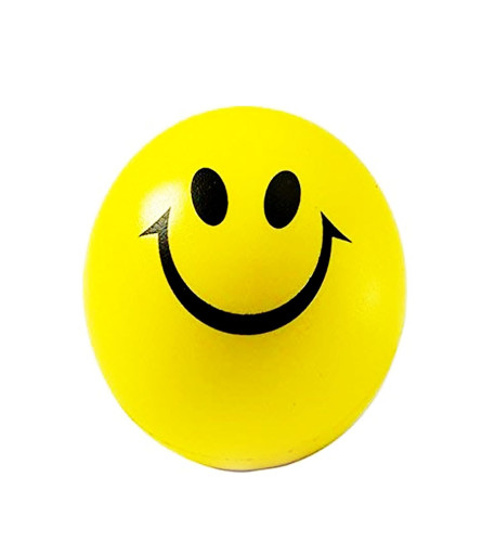 Smiley Soft Ball for Babies, Kids, Adults (Pack of 4) - free shipping