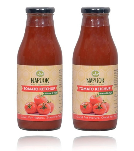 Napuor Organic Tomato Ketchup 600gm (pack of 2) - free shipping