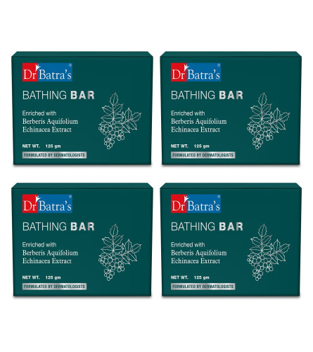 Dr Batra's Bathing Bar 125 g (Pack of 4)