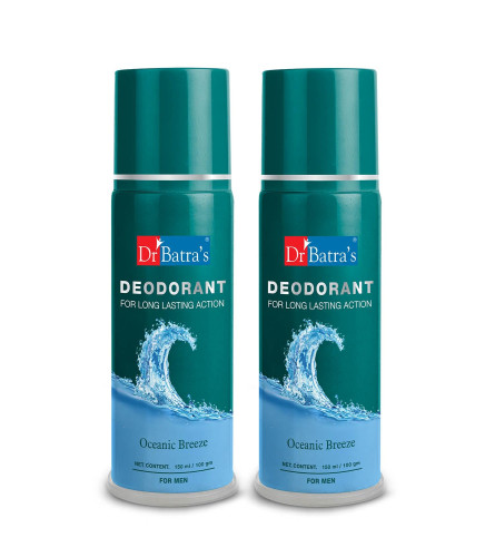 Dr Batra's Men Gel Deodarant Oceanic Breeze 150 ml (Pack of 2)