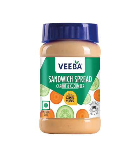 Veeba Carrot and Cucumber Sandwich Spread, 250g x 2 pack (free shipping)