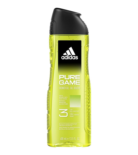 Adidas Pure Game 3-IN-1 Shower Gel for Men 400 ml