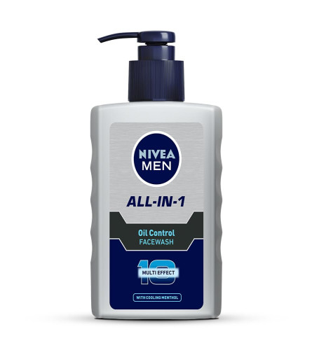 NIVEA MEN All in 1 Oil Control Face Wash 150ml - free shipping