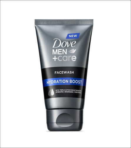 Dove Men+care Hydration Boost facewash for men, 100ml - free shipping