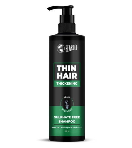 BEARDO Thin Hair Thickening Sulphate Free Shampoo for Men 200 ml - free shipping