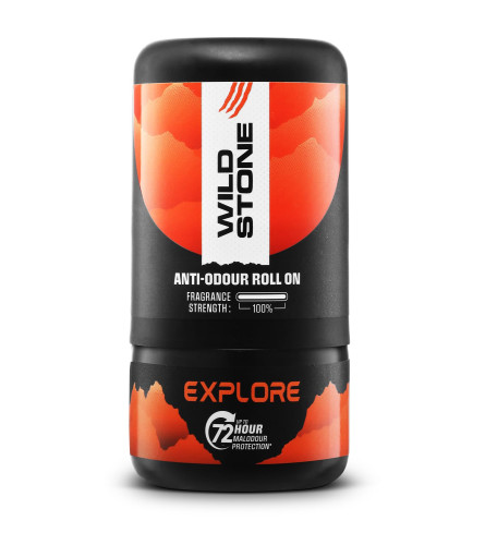 Wild Stone Explore Anti-Odour Roll On For Men 50 ml (Pack Of 2)