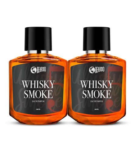 BEARDO Whisky Smoke Perfume For Men, 100Ml X 2 free shipping