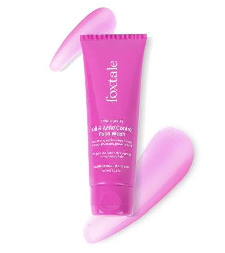 Foxtale Oil and Acne Control Face Wash 100 ml (Pack of 2)