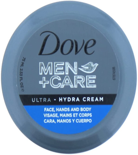 Dove Men + Care Ultra Care Hydra Cream Face, Hand And Body, 75 ml - free shipping