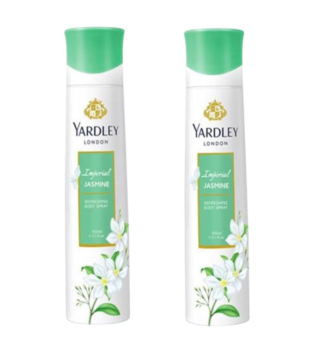 Yardley London Jasmine Deodorant For Women 150 ml (Pack Of 2)