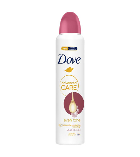 Dove for Women Advanced Care Deodorant Even Tone 250ml - free shipping