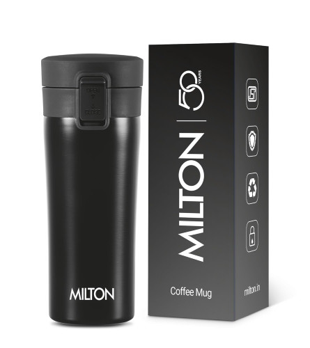 MILTON Thermosteel Vacuum Insulated Travel Coffee Mug 300 ml