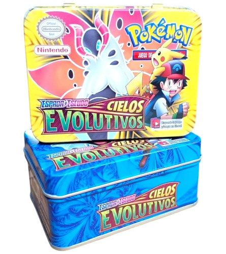Pokémon Trading Card Game Pack with Metal Box 42Pcs