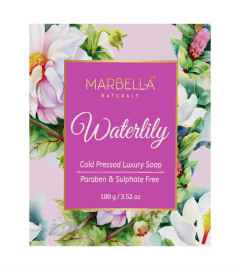 Marbella Naturals Luxury Waterlily Cold Pressed Soap 100 gm (Pack of 2) Fs