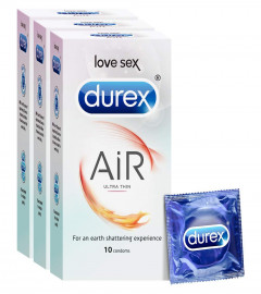 Durex Air Condoms for Men -10 Count (Pack of 6) Free shipping world