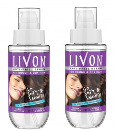 Livon Hair Serum for Women & Men Rough & Dry Hair 100 ml ( pack of 2 ) Free shipping world