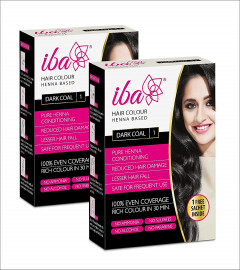 Iba Hair Color, Dark Coal Black Hennas 70 gm