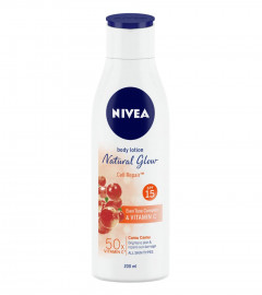 NIVEA Natural Glow, Cell Repair Body Lotion , SPF 15