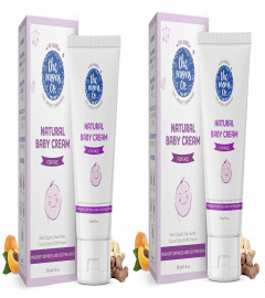 The Moms Co. Natural Moisturizing Baby Cream For Face 50 Gm(Pack Of 2)