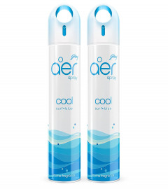 Godrej Aer Cool Surf Blue Air Freshener spray  for Home & Office 220 ml (Pack of 2) Free Shipping UK