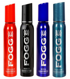 Fogg Fresh Body Spray For Men Combo (Pack of 4) Free Shipping World
