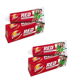 Dabur Red Ayurvedic Toothpaste - (200 gm x 2 pack) Free shipping worldwide