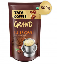 Tata Coffee Grand Filter Coffee, Pouch, 500 gm (Free Shipping World)
