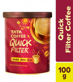 Tata Coffee Grand Quick Filter Coffee Powder, 100 gm Can (Pack of 2) Free Shipping World