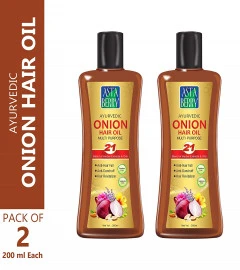 Astaberry Natural Onion Hair Oil Reduce Hair Fall Hair Growth 200 ml (pack of 2) Free Shipping World   ‎
