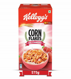 Kellogg's Cornflakes with Real Strawberry Puree, 575 g - free shipping
