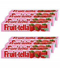 Fruit-tella Strawberry Toffee 36 gm (Pack of 6) Free Shipping World