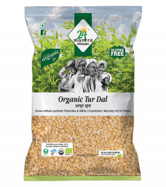 24 Mantra Organic Unpolished Tur Dal 1 kg (Free Shipping World)