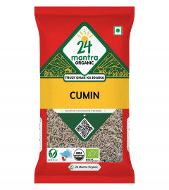 24 Mantra Organic Cumin Seed , Zeera ,Jeelakarra 100gm (Pack of 2) Free Shipping World