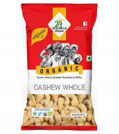 24 Mantra Organic Cashew Whole 100 gm (Pack of 2) Free Shipping World