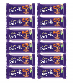 Cadbury Dairy Milk Roast Almond Chocolate Bar, 36 gm (Pack of 12) Free Shipping worldwide