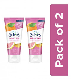 St. Ives Even and Bright Pink Lemon and Mandarin Orange Scrub 170 gm (Pack of 2) Free Shipping worldwide