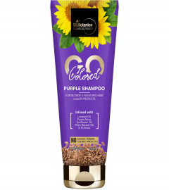 St.Botanica GO Colored Purple Hair Shampoo With Linseed, Purple Mica & Sunflower Oil 200 ml (Pack of 2) Free Shipping worldwide