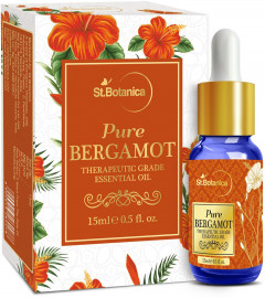 St.Botanica Pure Bergamot Essential Oil,15ml (Pack of 2) Free Shipping world