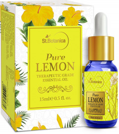 St.Botanica Pure Lemon Essential Oil 15ml (Pack of 2) Free Shipping world