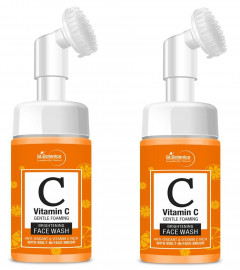 St.Botanica Vitamin C Brightening Foaming Face Wash 120 ml (Pack of 2) Free Shipping world