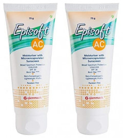 Glenmark Episoft AC Moisturizer with Sunscreen 75 gm free shipping online Global