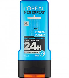 L'Oreal Paris Men's Expert Hydra Power Mountain Water Shower Gel 300 ml ( Free Shipping World)