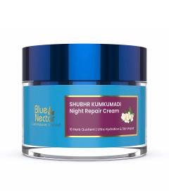 Blue Nectar Kumkumadi Night Cream, 50 gm | free shipping