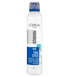 L'Oreal Paris Studio Line 5 Fix and Style 24H Anti Frizz Fixing Spray 250 ml (Free Shipping World)