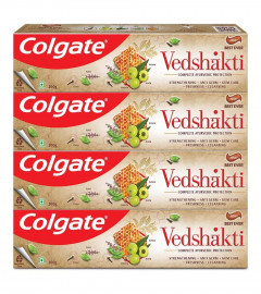 Colgate Swarna Vedshakti Toothpaste, 200 gm (Pack of 4) free shipping