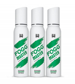 Fogg Master Voyager Intense Perfume Body Spray 120 ml (Pack of 3)