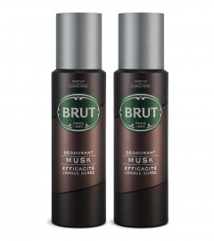 Brut Musk Deodorant 200 ml (Pack of 2)