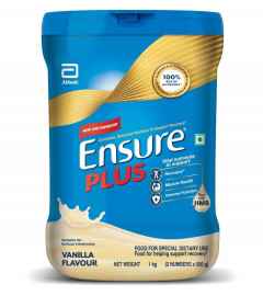 Abbott Ensure Plus Powder - 1 Kg (Vanilla) Blue
