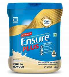 Abbott Ensure Plus Powder - 400 gm (Vanilla) Blue